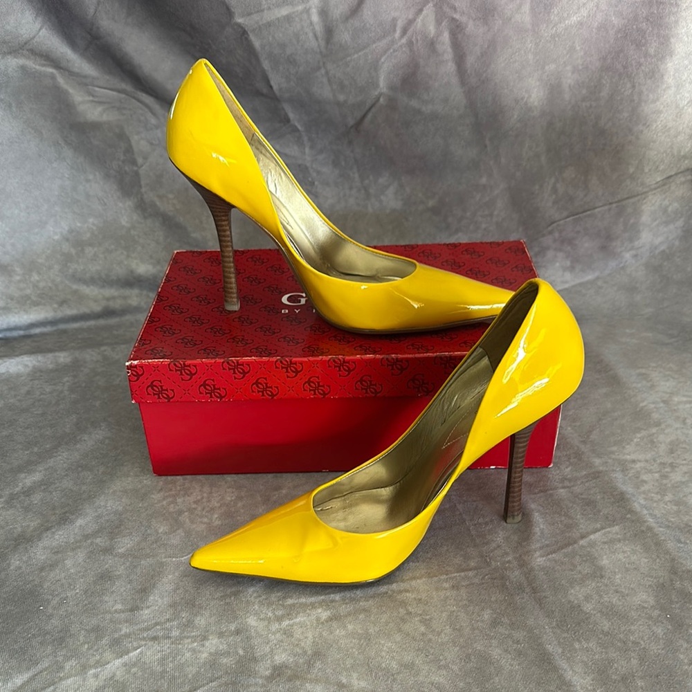 Elegant Yellow Stilettos